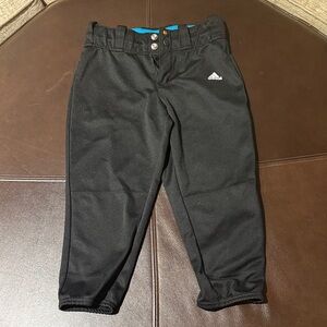 Adidas Kids Black Softball Pants